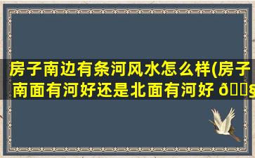 房子南边有条河风水怎么样(房子南面有河好还是北面有河好 🐧 )